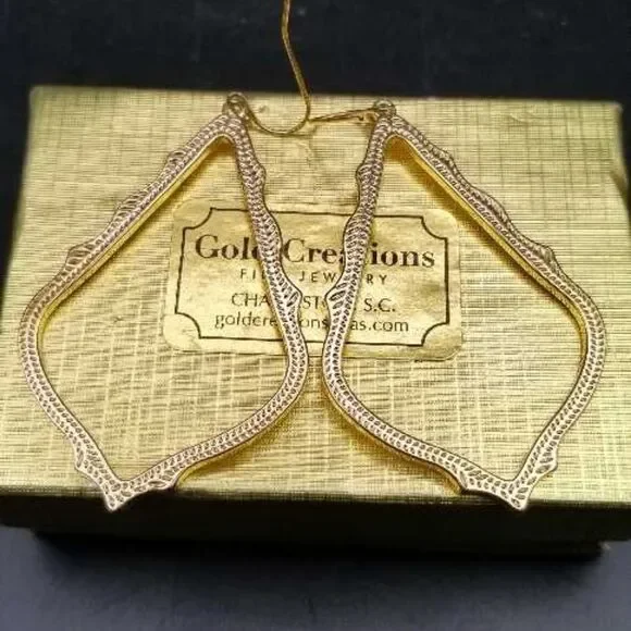 Egyptian lace earrings E201
